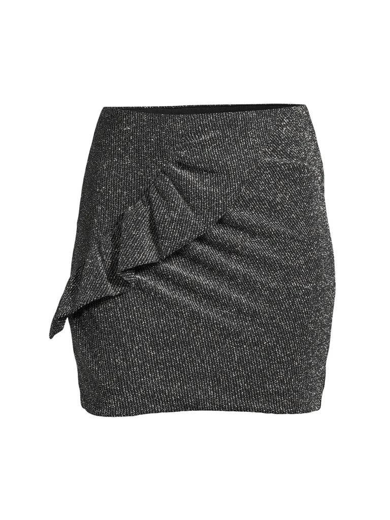 商品IRO|Lisko ​Ruffle-Trim Glitter Skirt,价格¥237,第3张图片详细描述