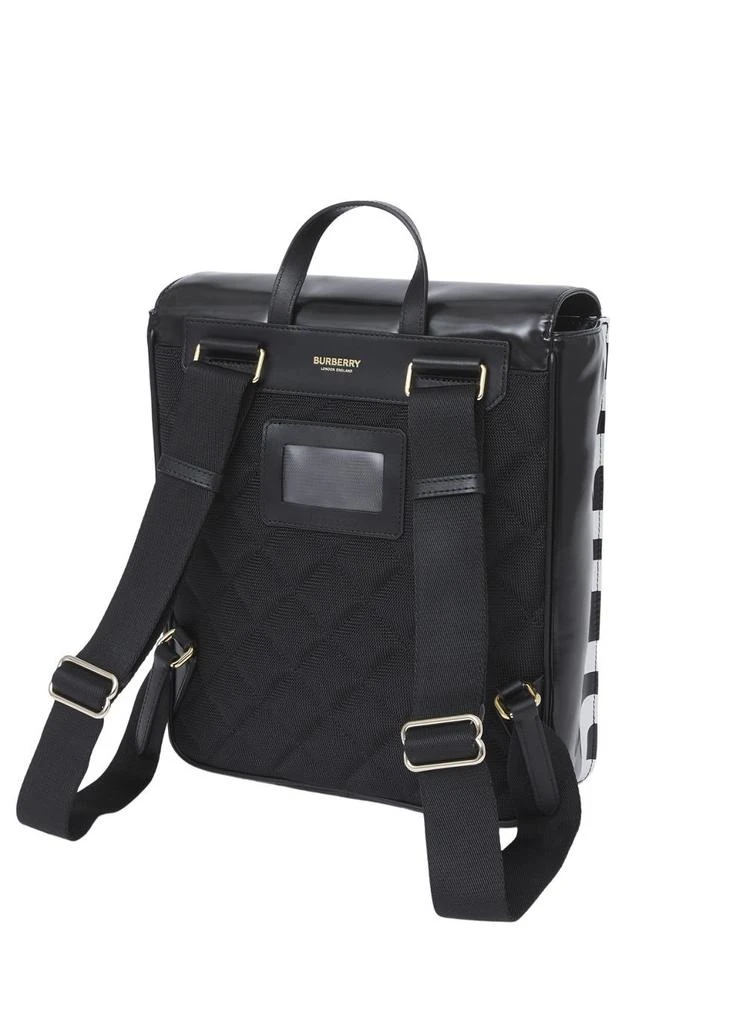 商品Burberry|Logo print coated canvas satchel,价格¥4687,第4张图片详细描述