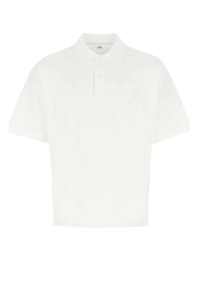 商品AMI|AMI Logo Patch Polo Shirt,价格¥607,第1张图片