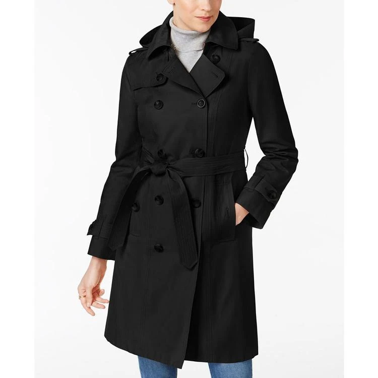 商品London Fog|Plus Size Double-Breasted Trench Coat,价格¥1123,第1张图片