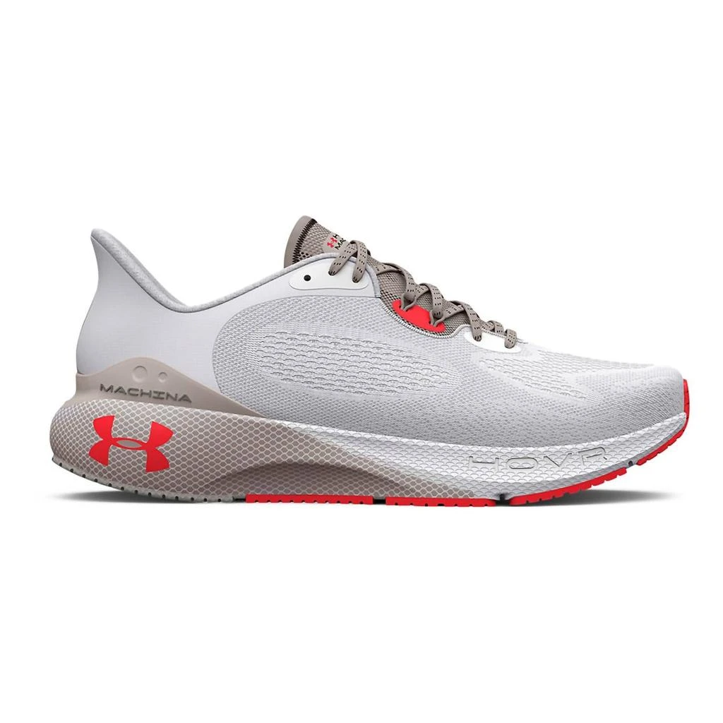 商品Under Armour|Women's Hovr Machina 3 Running Shoes - Medium Width In Grey,white,价格¥842,第1张图片