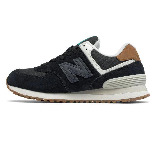 商品New Balance|女士574黑色经典慢跑鞋,价格¥219,第2张图片详细描述