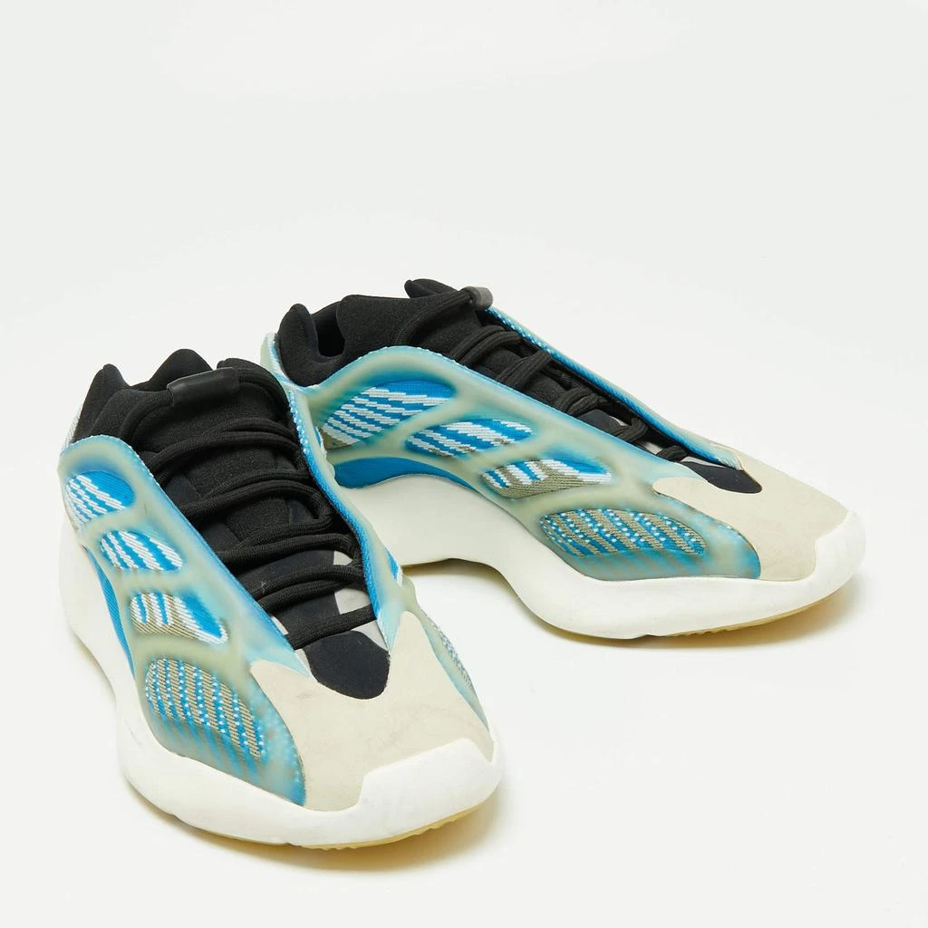 商品[二手商品] YEEZY|Yeezy x Adidas Blue/White Mesh And Rubber Yeezy 700 V3 Arzareth Sneakers Size 43 1/3,价格¥1470,第4张图片详细描述