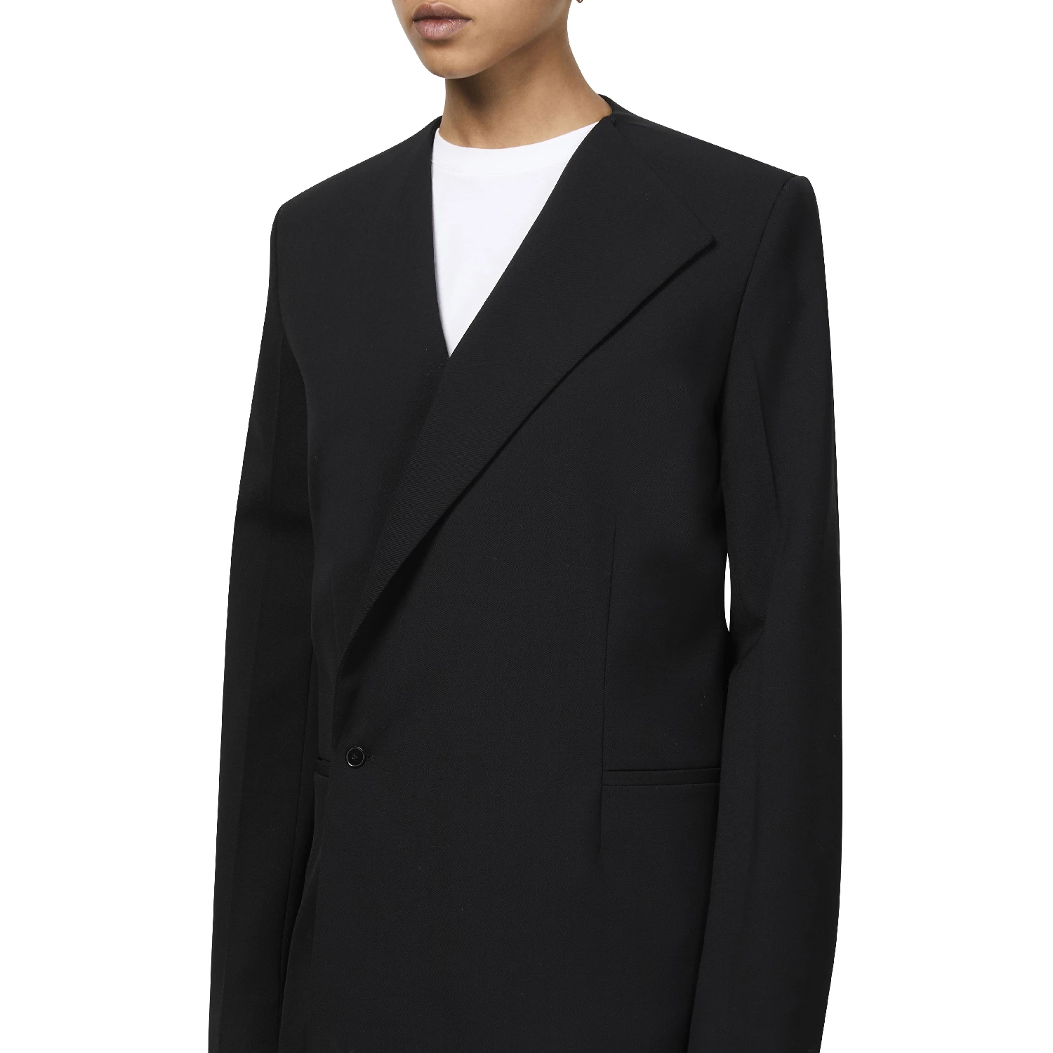 【特惠9.0折】【预售】 女士 西服外套 Nodo 双排扣夹克  NODO/BLACK LLS3K9F4BCK  商品