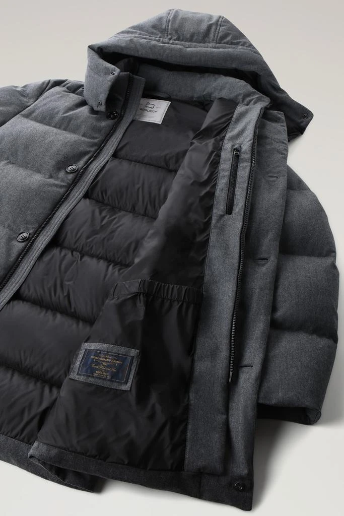 Luxe Long Parka in Vitale Barberis Canonico Wool - Men - Gray 商品