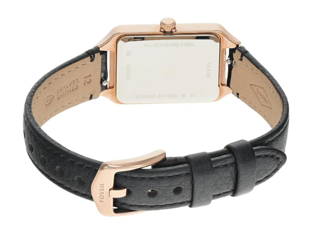 商品Fossil|Raquel Three-Hand Date LiteHide™ Leather Watch - ES5310,价格¥684,第3张图片详细描述