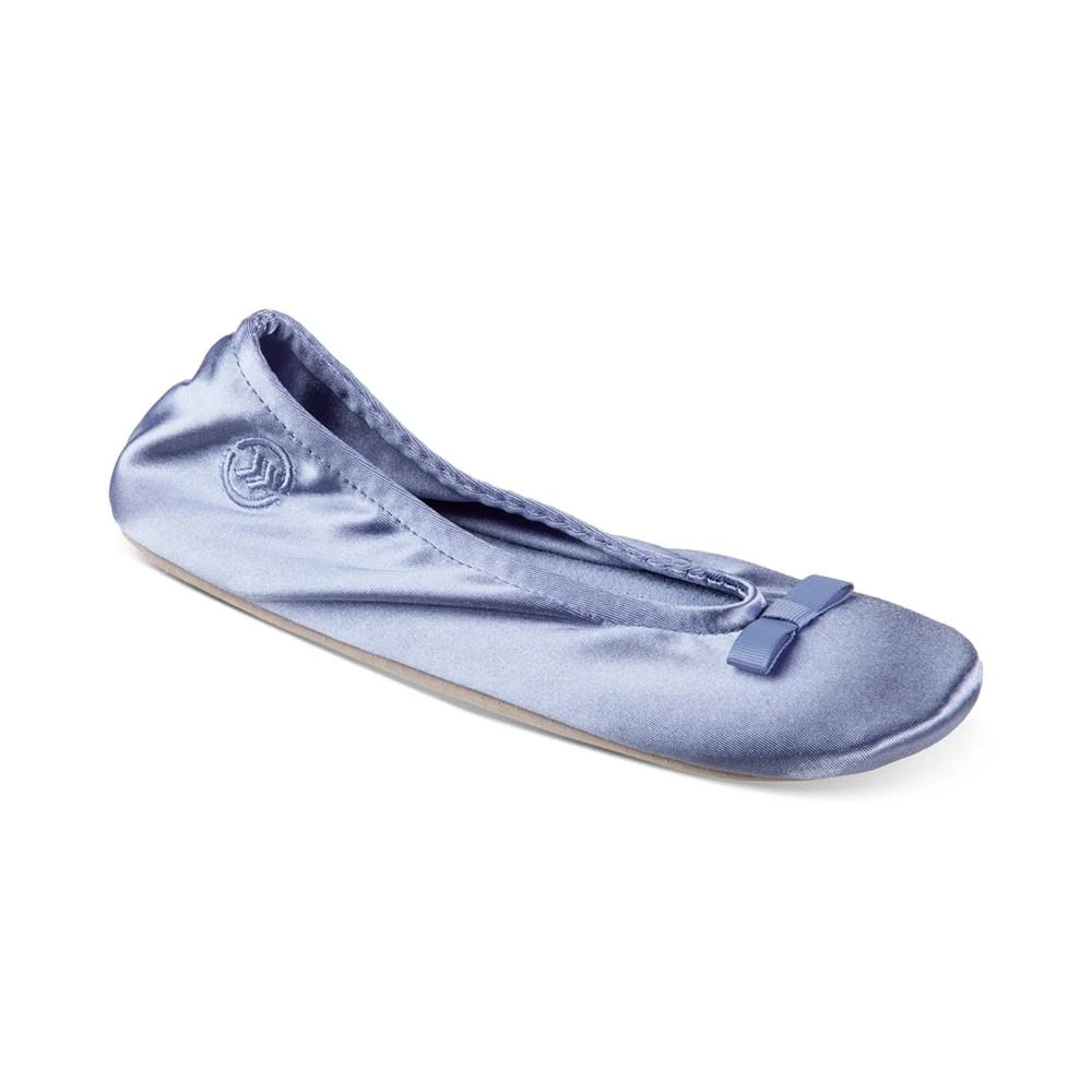 商品Isotoner Signature|Isotoner Satin Ballerina Slippers,价格¥225,第2张图片详细描述