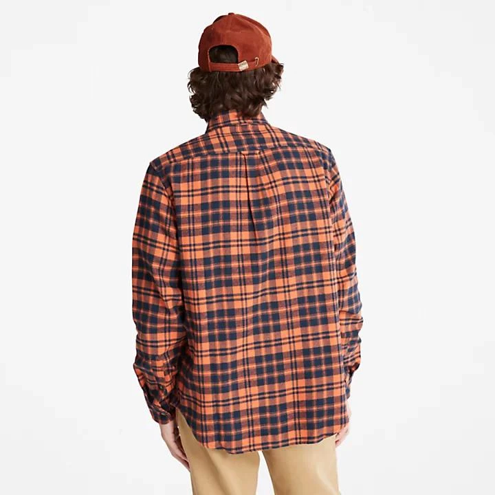 商品Timberland|Flannel Checked Shirt for Men in Orange,价格¥700,第2张图片详细描述