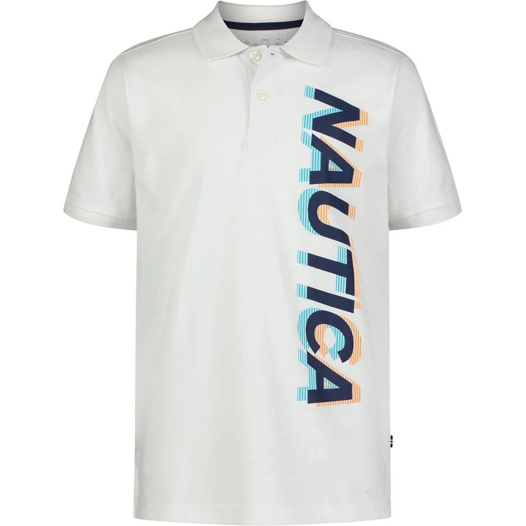 商品Nautica|Nautica Little Boys' Logo Polo (4-7),价格¥89,第1张图片