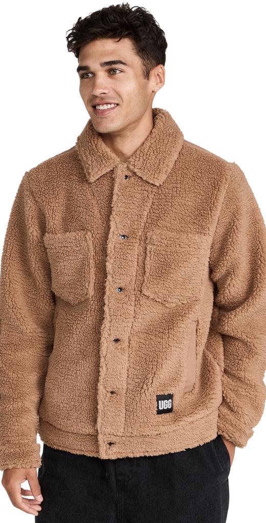 UGG Janson Faux Sherpa Trucker Jacket商品第1张图片规格展示