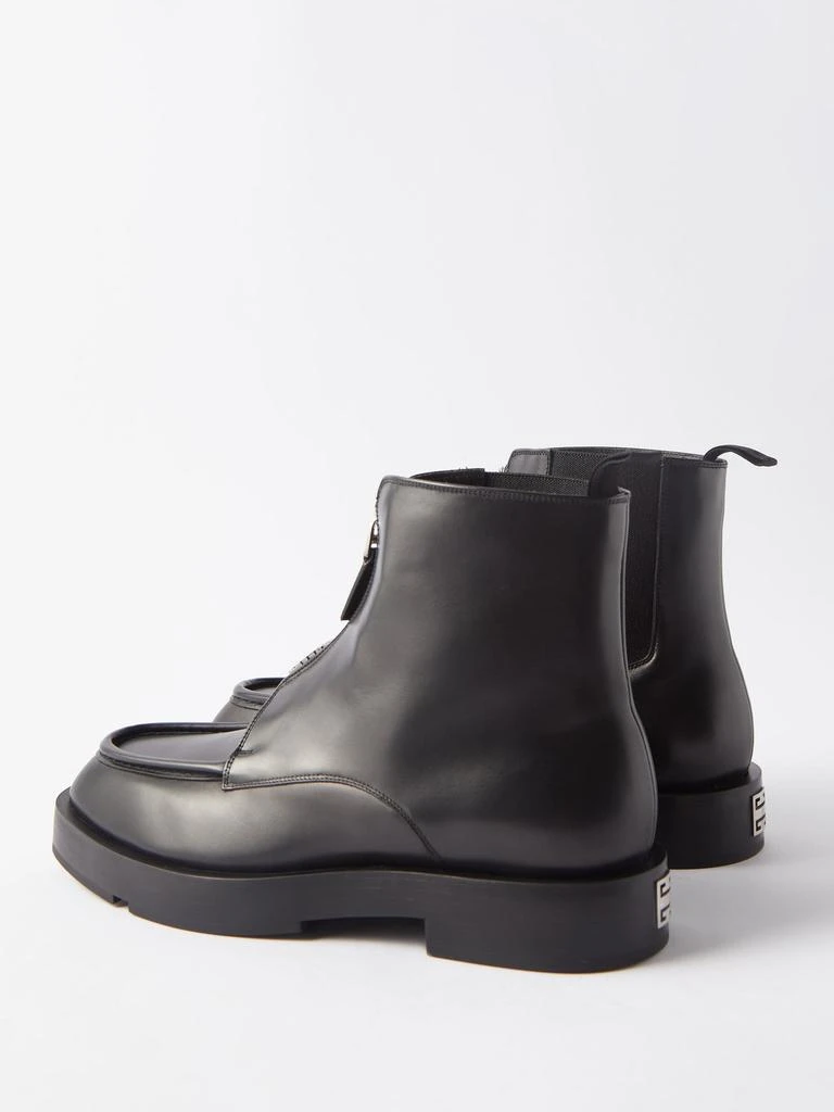 商品Givenchy|4G-zip leather ankle boots,价格¥6684,第5张图片详细描述