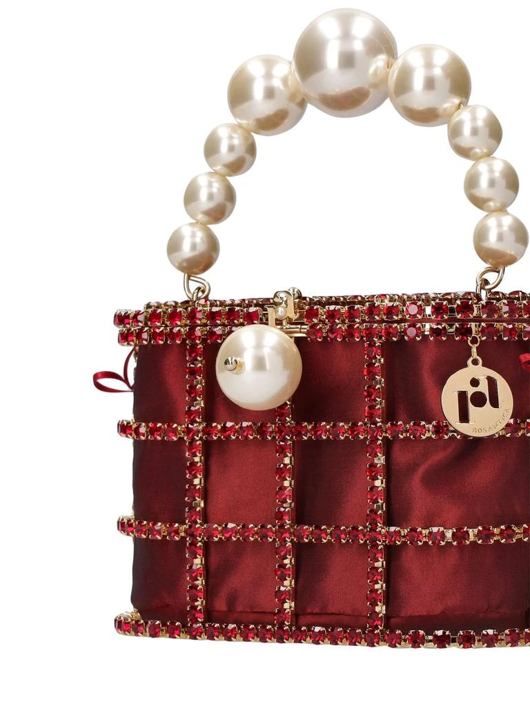 商品ROSANTICA|Holli Crystal & Pearl Box Top Handle Bag,价格¥5538,第3张图片详细描述