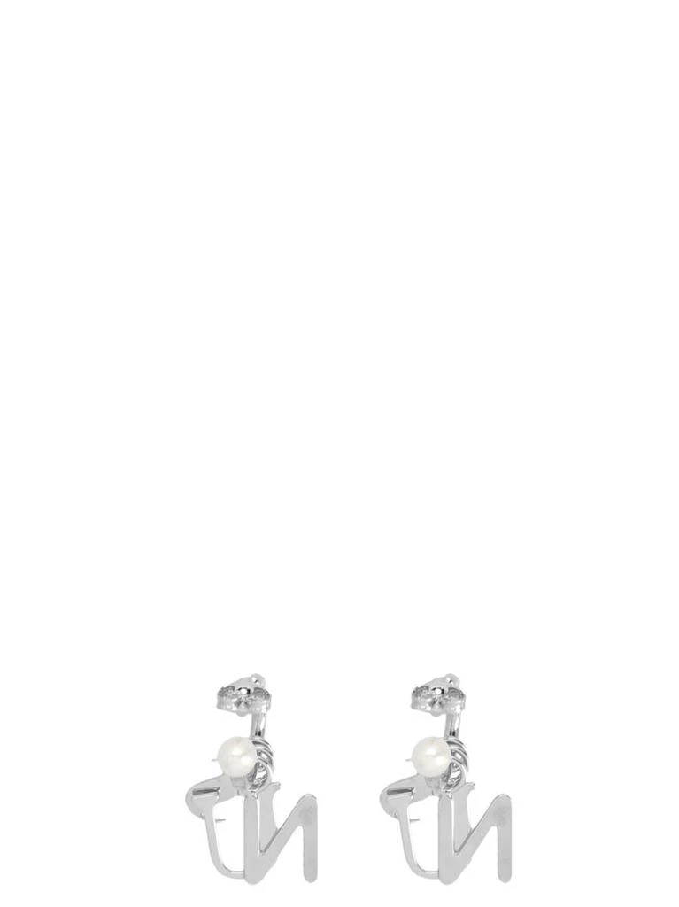 商品SUNNEI|Logo pearl earrings,价格¥1318,第2张图片详细描述