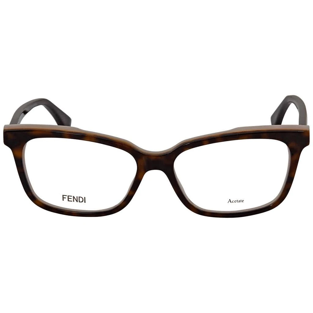 商品Fendi|Fendi Demo Rectangular Ladies Eyeglasses FE-FF0252 086 52,价格¥717,第2张图片详细描述