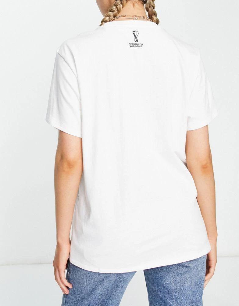 商品Adidas|adidas Football Germany World Cup 2022 logo t-shirt in white,价格¥139,第4张图片详细描述