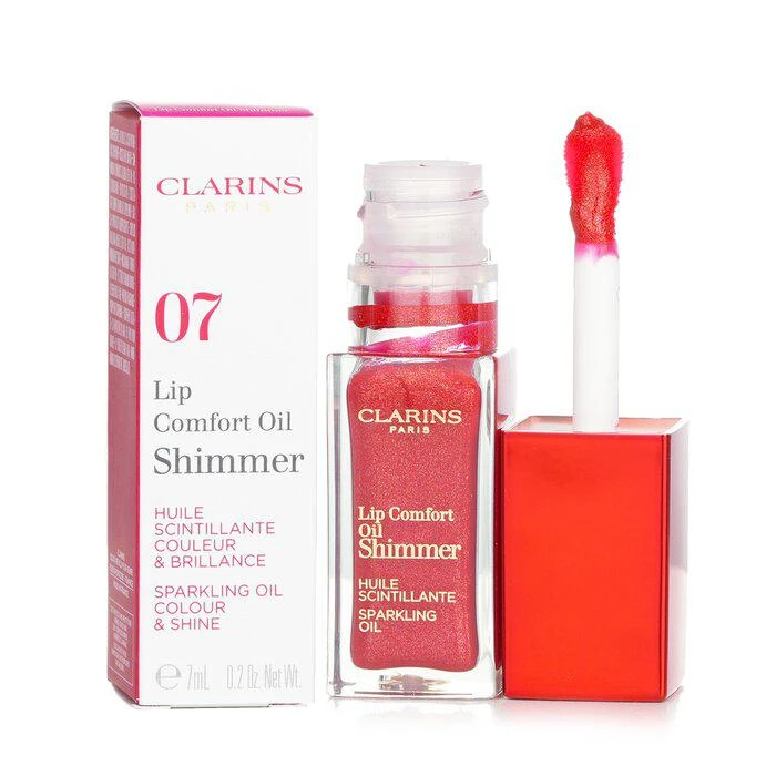 商品Clarins|Clarins 莹亮耀彩护唇油 - # 07 Red Hot -07 Red Hot(7ml/0.2oz),价格¥253,第2张图片详细描述