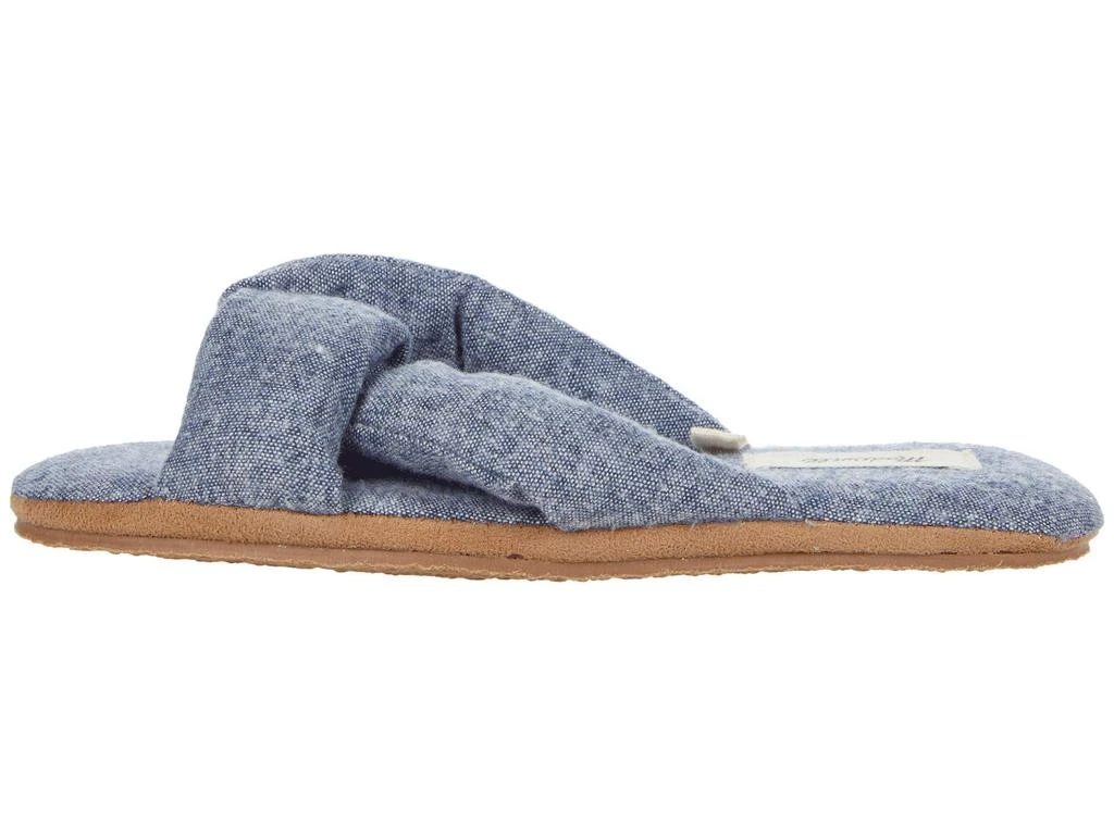 商品Madewell|Chambray Crisscross Scuff Slipper,价格¥144,第4张图片详细描述