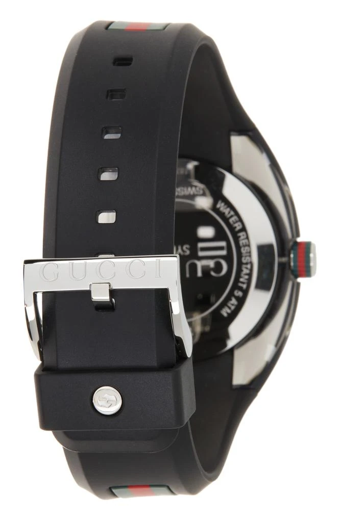 商品Gucci|Unisex Sync Rubber Strap Sport Watch, 46mm,价格¥2855,第2张图片详细描述