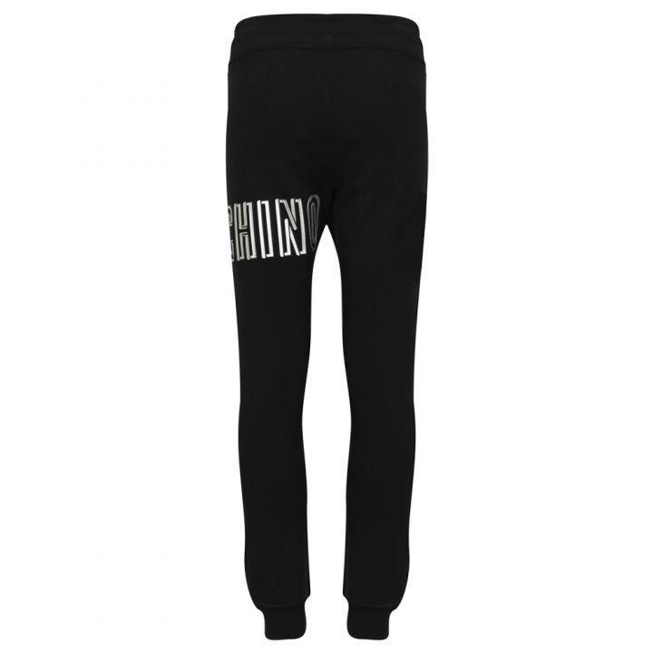 商品Moschino|Black Wrap Around Logo Joggers,价格¥283,第7张图片详细描述