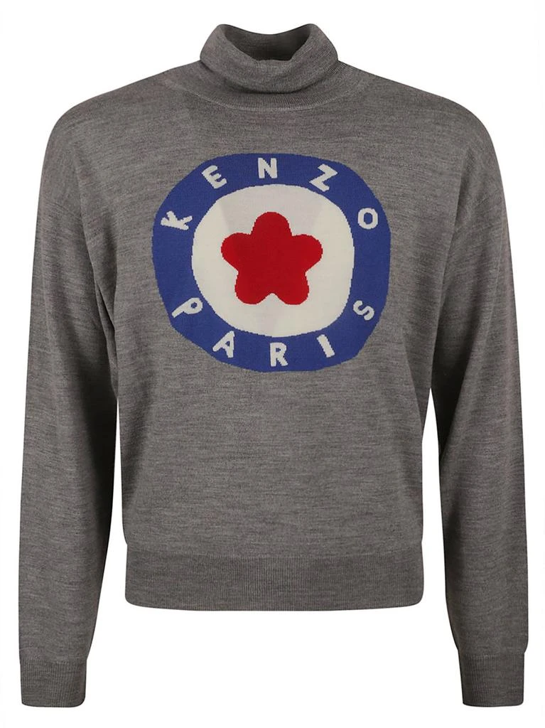 商品Kenzo|Kenzo Target Intarsia-Knit Turtleneck Jumper,价格¥1975,第1张图片