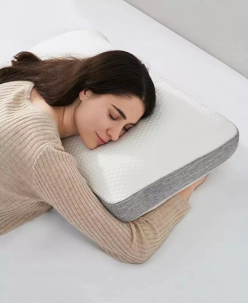 商品Nestl|Adjustable Memory Foam Blend Cooling Pillow, Classic,价格¥254,第4张图片详细描述
