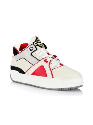 商品Just Don|Tennis Courtside Mid-Top Sneakers,价格¥2526,第4张图片详细描述