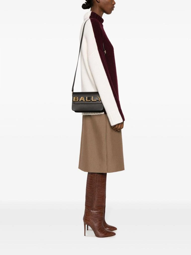 商品Bally|BALLY - Logo Leather Crossbody Bag,价格¥11388,第5张图片详细描述