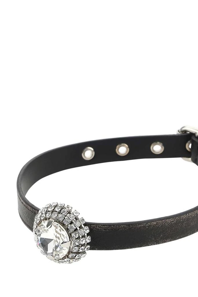 商品Miu Miu|Miu Miu Embellished Buckle Choker,价格¥3394,第2张图片详细描述