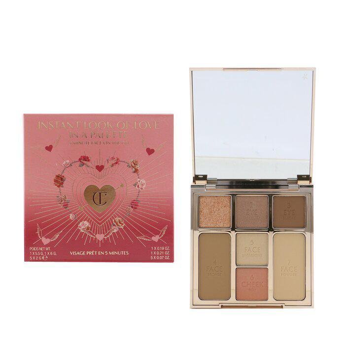 商品Charlotte Tilbury|Charlotte Tilbury 钟情至爱系列亮颜彩妆盘(蜜粉+腮红+高光+修容+3x眼影) - # Pretty Blushed 红晕 -Pretty Blushed 红晕(21.5g/0.75oz),价格¥737,第4张图片详细描述