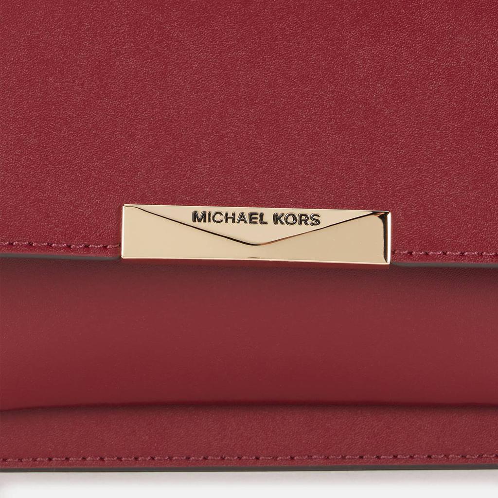 商品Michael Kors|MICHAEL Michael Kors Women's Jade Gusset Cross Body Bag - Dk Berry,价格¥1411,第5张图片详细描述