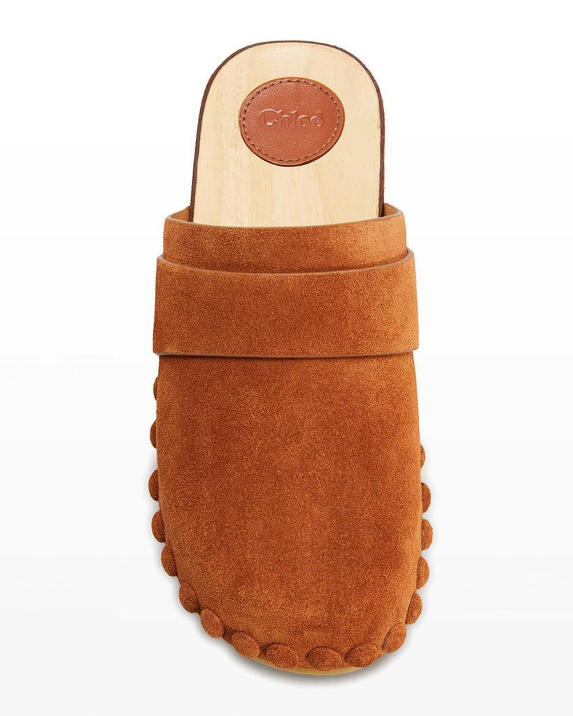 商品Chloé|Joy Suede Mule Clogs,价格¥6946,第7张图片详细描述