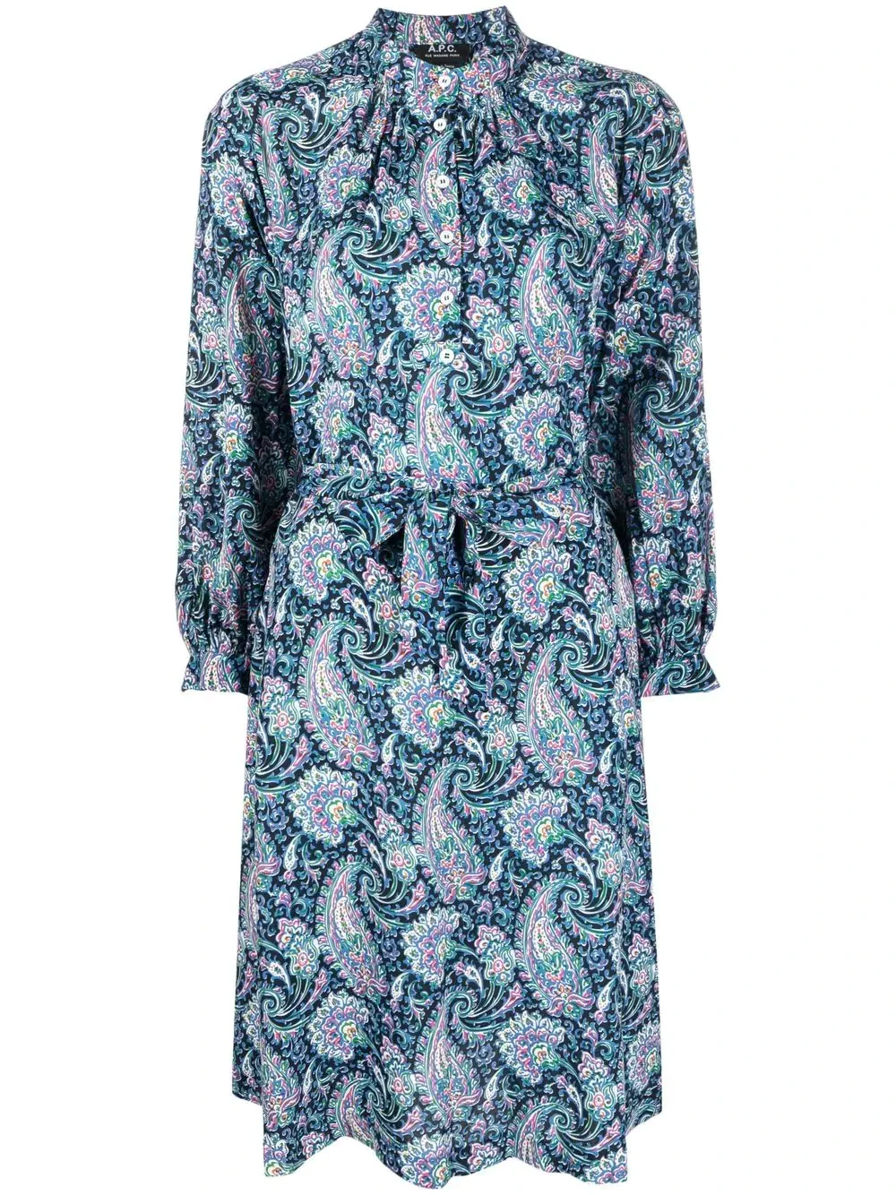 商品A.P.C.|A.P.C. 女士连衣裙 VIAJMF35003IAA 蓝色,价格¥1053,第1张图片