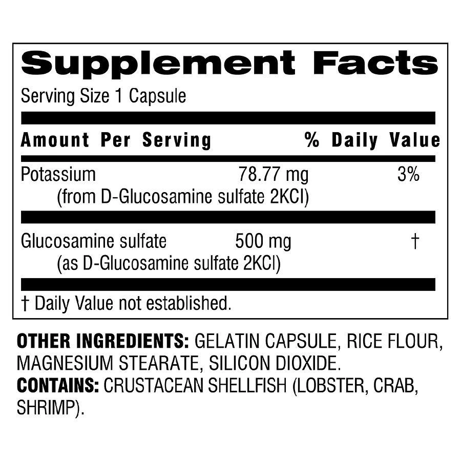 商品Botanic Choice|Glucosamine Sulfate,价格¥62,第2张图片详细描述