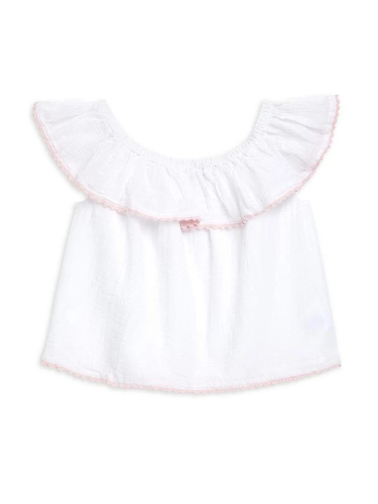 商品Ralph Lauren|Ralph Lauren - Little Girl's & Girl's Off-The-Shoulder Top,价格¥104,第1张图片
