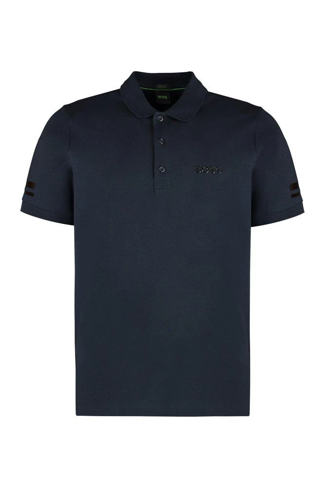 商品Hugo Boss|Boss Hugo Boss Foil-Print Logo Polo Shirt,价格¥630,第1张图片