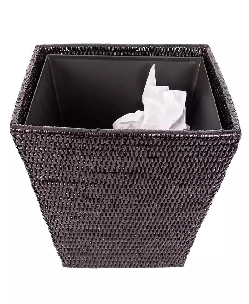 商品Artifacts Trading Company|Rattan Rectangular Tapered Waste Basket with Metal Liner,价格¥390,第3张图片详细描述