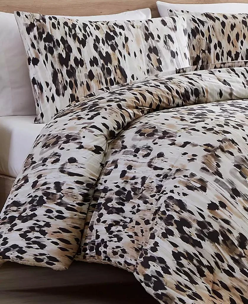 商品Kenneth Cole|Abstract Leopard 3 Piece Comforter Set,价格¥1558,第4张图片详细描述