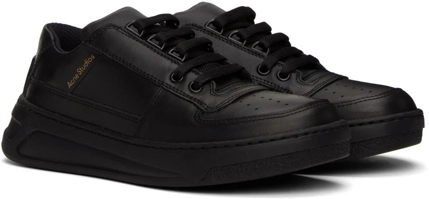 商品Acne Studios|Black Perforated Sneakers,价格¥2207,第4张图片详细描述