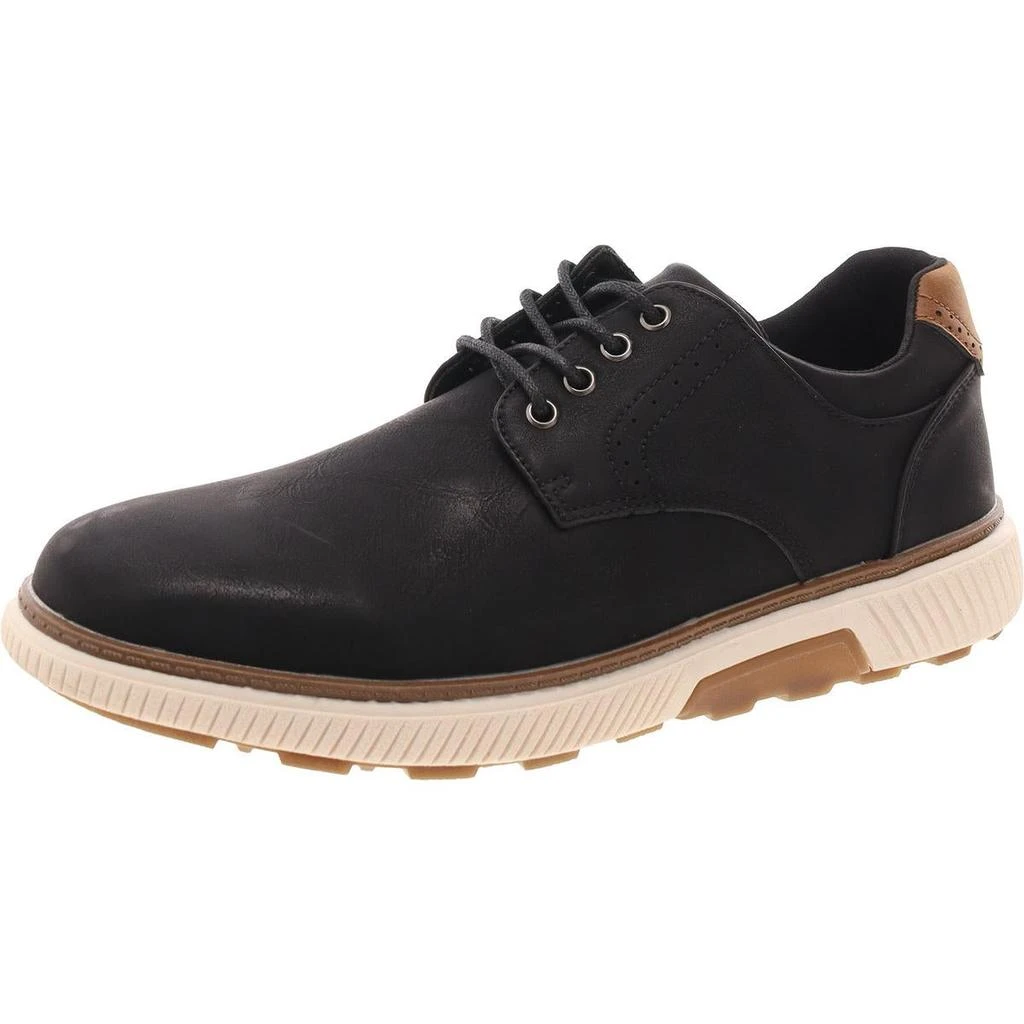 Anson Mens Faux Leather Lace-Up Oxfords 商品
