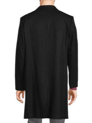 Wool Single Breasted Coat商品第2张图片规格展示