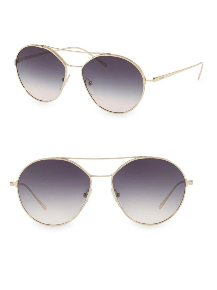 商品Prada|Round Metal Sunglasses,价格¥2974,第1张图片