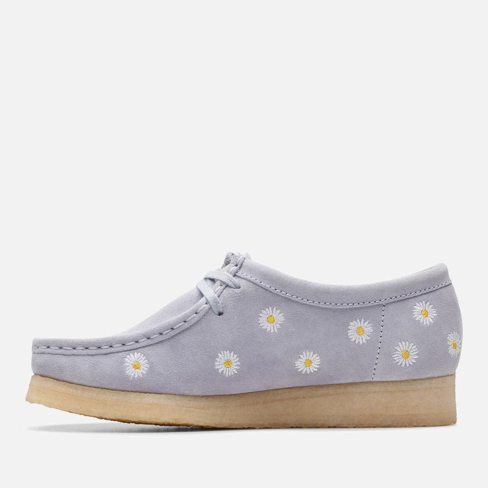 商品Clarks|CLARKS ORIGINALS WOMEN'S EMBROIDERED SUEDE WALLABEE SHOES,价格¥782,第3张图片详细描述