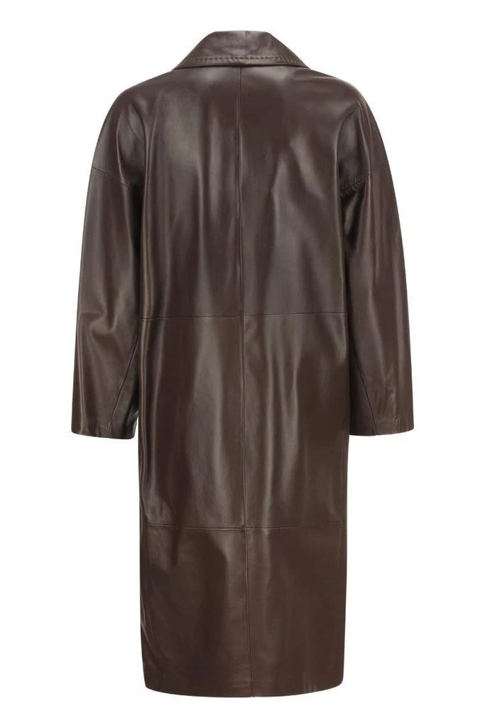 商品Max Mara|MAX MARA USSURI - 101801 Icon Coat in nappa leather,价格¥14386,第2张图片详细描述