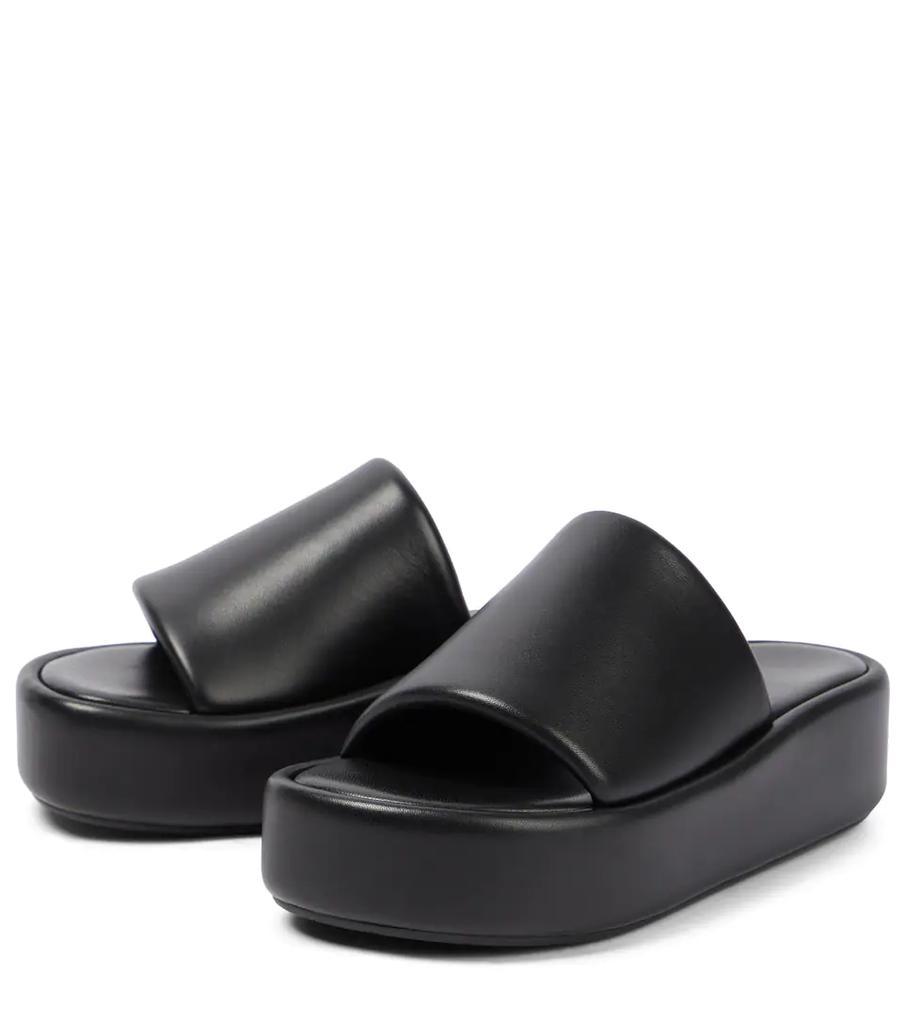 商品Balenciaga|Rise皮革厚底凉拖鞋,价格¥4502,第7张图片详细描述