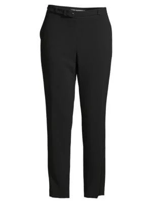 商品Karl Lagerfeld Paris|Belted Slim Work Pants,价格¥150,第3张图片详细描述