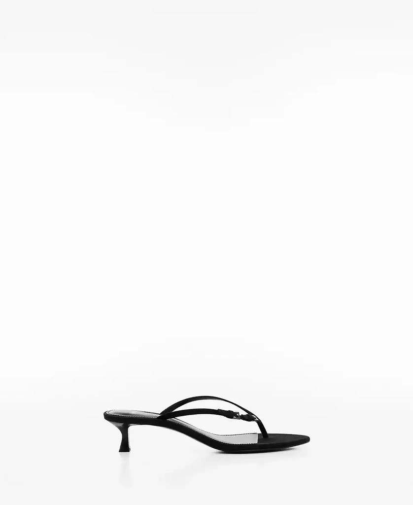 商品Mango|Women's Buckle Detail Heeled Sandals,价格¥475,第2张图片详细描述