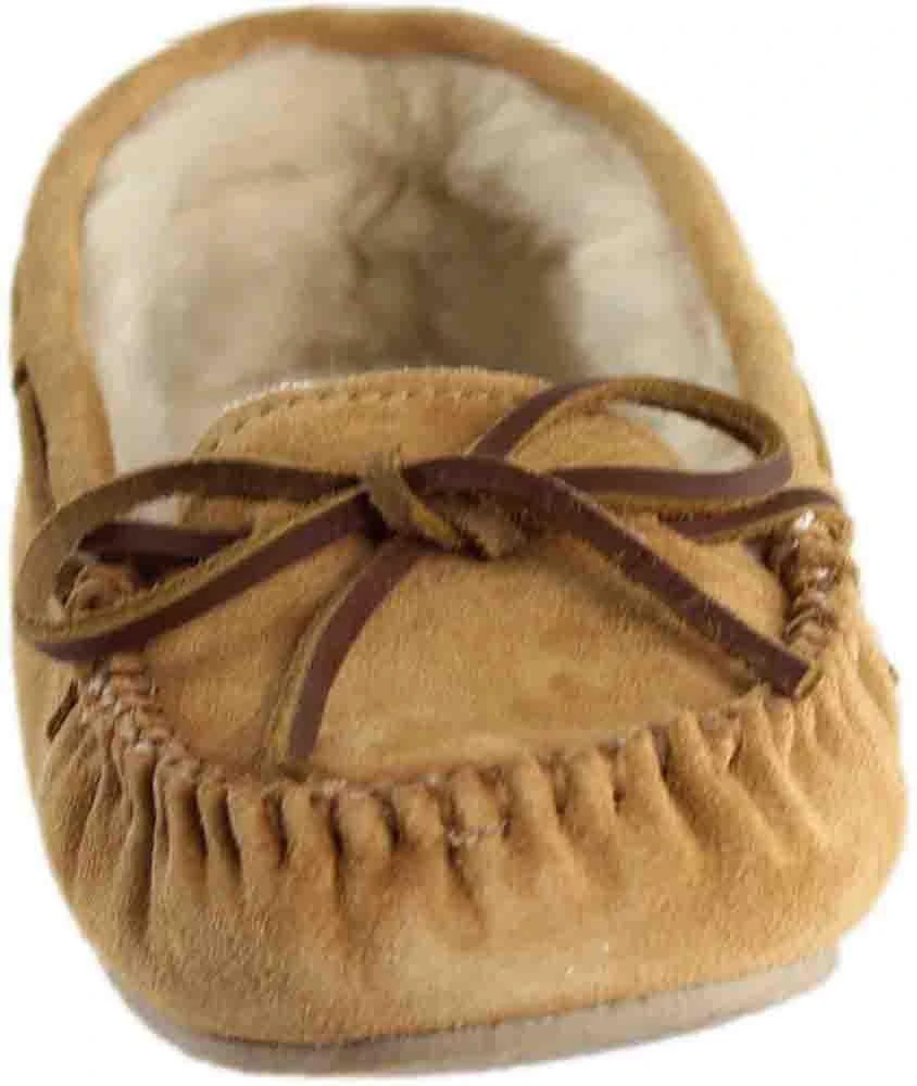 商品Minnetonka|Cally Moccasin Slippers,价格¥300,第5张图片详细描述