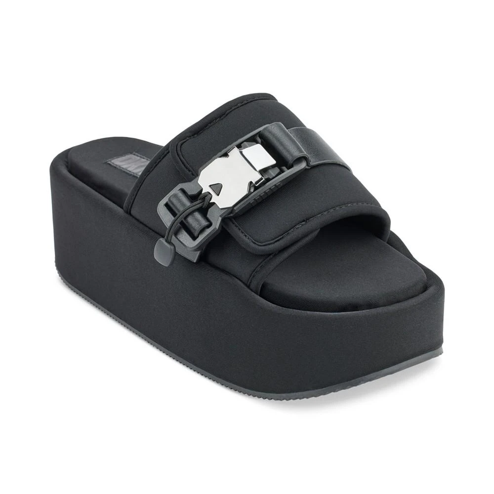 商品DKNY|Women's Vizer Platform Slide Sandals,价格¥483,第1张图片