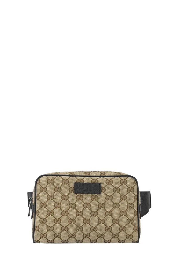 商品Gucci|Belt bag with brown GG fabric and leather,价格¥5886,第1张图片