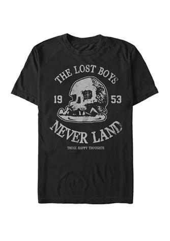 Big & Tall Peter Pan Never Land The Lost Boys Short Sleeve T-Shirt商品第1张图片规格展示